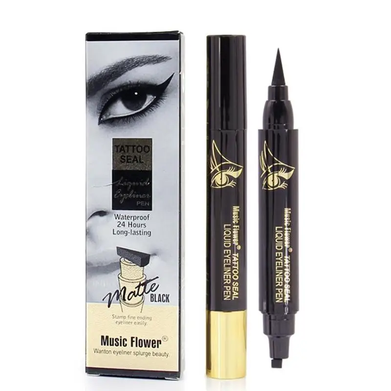 New Arrival Eyes Makeup Tattoo Seal Liquid Eyeliner Pen Waterproof Matte Black Stamp Wanton Eye Liners 24HR Long-lasting MYX2219
New Arrival Eyes Makeup Tattoo Seal Liquid Eyeliner Pen Waterproof Matte Black Stamp Wanton Eye Liners 24HR Long-lasting MYX2219