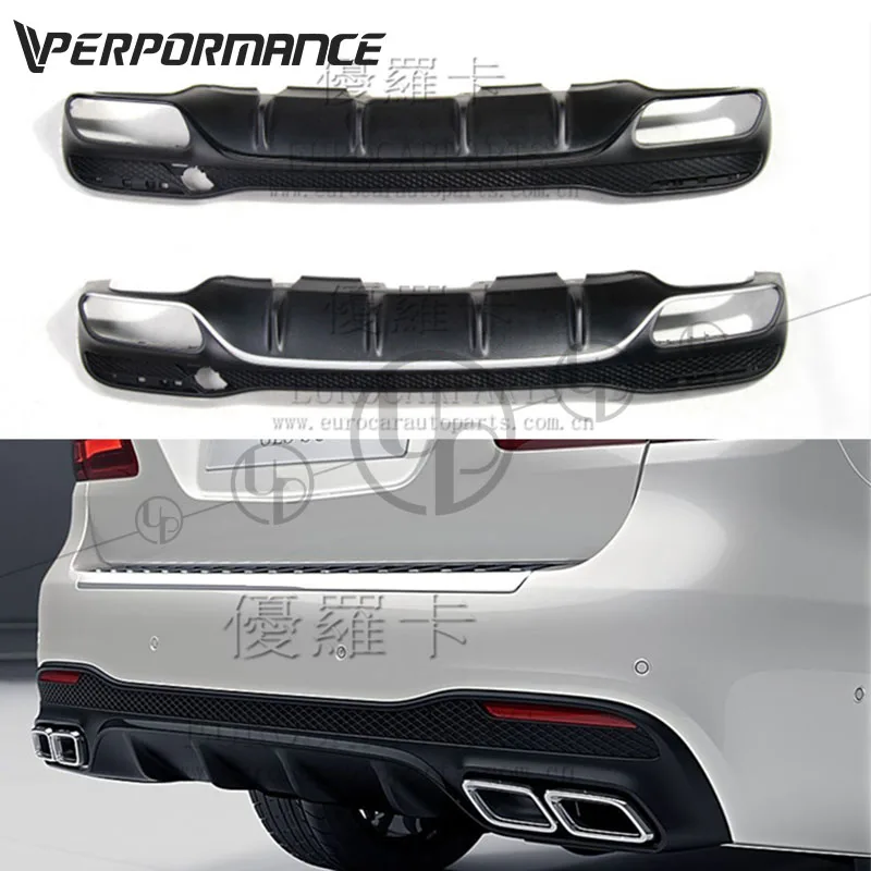 GLE GLS GLE320 GLE400 upgrade to GLE63 GLS63 rear diffuser with tips BLACK /CHROME
GLE GLS GLE320 GLE400 upgrade to GLE63 GLS63 rear diffuser with tips BLACK /CHROME