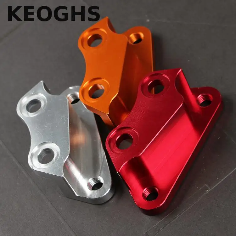 Keoghs Motorcycle Brake Caliper Bracket/adapter Cnc Aluminum For Yamaha Cygnus Zr To Modify 220 Brake Disc And 4 Piston Caliper
Keoghs Motorcycle Brake Caliper Bracket/adapter Cnc Aluminum For Yamaha Cygnus Zr To Modify 220 Brake Disc And 4 Piston Caliper