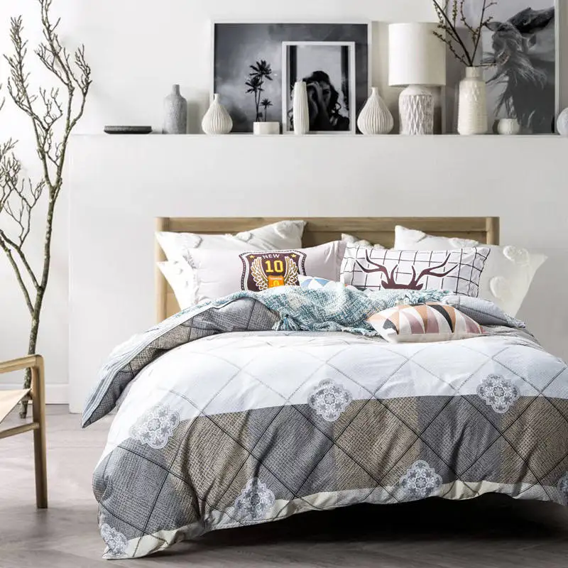 Boys/Adult Plaid Striped Bedding Sets full queen sizes 100% Cotton Bed Sheets 3d Duvet Cover Comforter 4/5 piece 400TC Bedspread
Boys/Adult Plaid Striped Bedding Sets full queen sizes 100% Cotton Bed Sheets 3d Duvet Cover Comforter 4/5 piece 400TC Bedspread