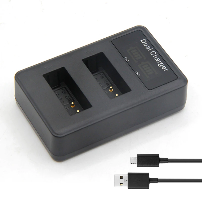 USB LCD Dual Charger LP-E12 LPE12 LP E12 Camera Batetry Charger for Canon M 100D Kiss X7 Rebel SL1 EOS M10 EOS M50 DSLR Cameras
USB LCD Dual Charger LP-E12 LPE12 LP E12 Camera Batetry Charger for Canon M 100D Kiss X7 Rebel SL1 EOS M10 EOS M50 DSLR Cameras