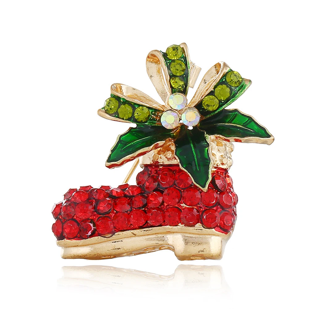 Cute Christmas Boots Brooch High Quality Christmas Drops Oil Brooch Creative Fashion Accessories Jacket Sweater Decoration Gifts
Cute Christmas Boots Brooch High Quality Christmas Drops Oil Brooch Creative Fashion Accessories Jacket Sweater Decoration Gifts