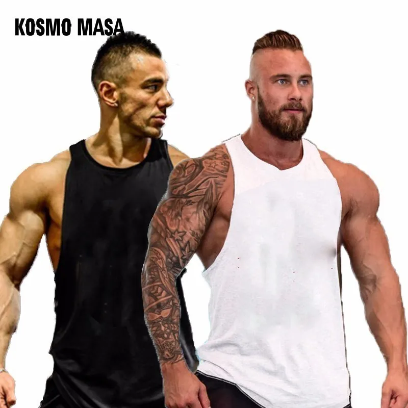 KOSMO MASA 2pcs/lot Cotton Tank Top Men Gym Fitness Summer Muscle Workout Tank Top Stringer Tank Top Bodybuilding For Men MC0191
KOSMO MASA 2pcs/lot Cotton Tank Top Men Gym Fitness Summer Muscle Workout Tank Top Stringer Tank Top Bodybuilding For Men MC0191