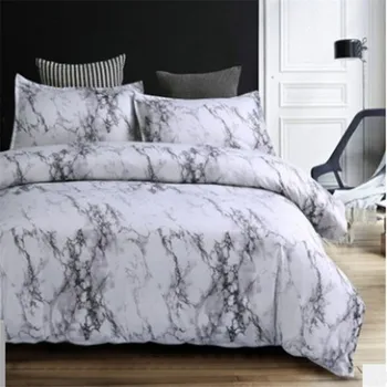 2018 Stone Pattern Comforter Bedding Set Queen Size Reactive Printing Beddings 2/3Pcs White and Black Marble Duvet Cover Sets
2018 Stone Pattern Comforter Bedding Set Queen Size Reactive Printing Beddings 2/3Pcs White and Black Marble Duvet Cover Sets
