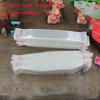 1000PCS 1.18" x 13.39" opp bags SMALL PACKAGING BAG for TRINKETS STORAGE 3*34cm CLEAR PLASTIC POUCHES
1000PCS 1.18" x 13.39" opp bags SMALL PACKAGING BAG for TRINKETS STORAGE 3*34cm CLEAR PLASTIC POUCHES