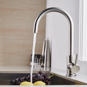 360 Degree Cold and Hot Kitchen Tap Steel Single Hole Water Tap Stainless Steel Kitchen Faucets Mixer Tap
360 Degree Cold and Hot Kitchen Tap Steel Single Hole Water Tap Stainless Steel Kitchen Faucets Mixer Tap