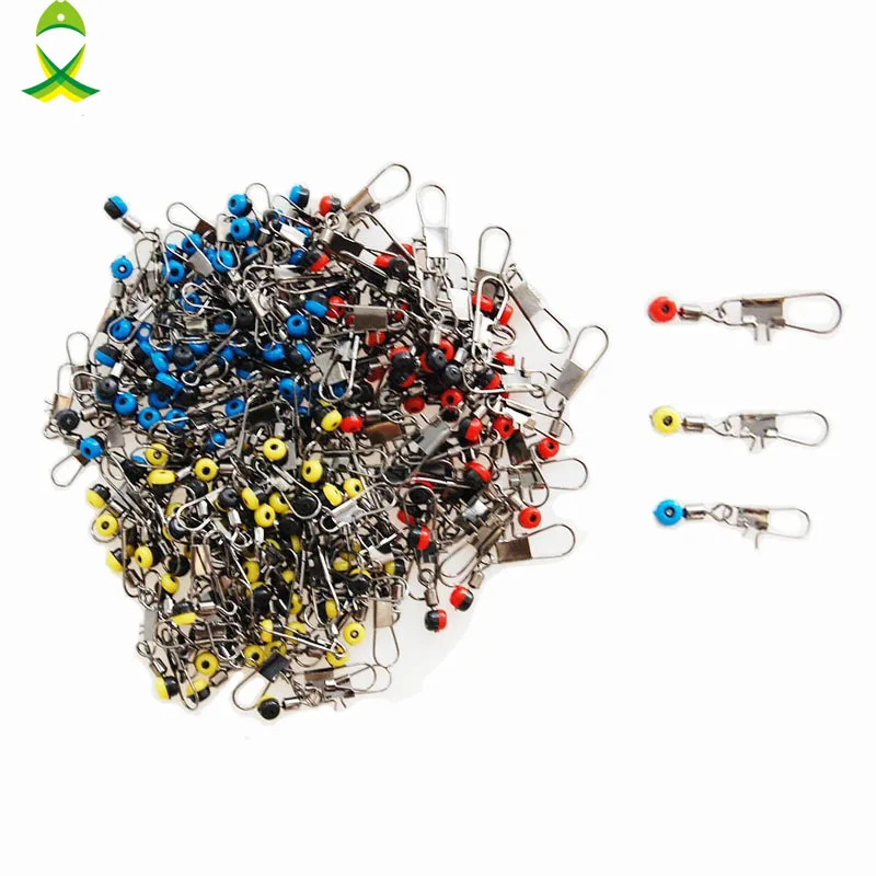 JSM 100pcs/lot Fishing Swivel Snap Rolling Swivel Connector hooked Snaps Pin Ball Bearing Fishhook Lure Tackle Kit
JSM 100pcs/lot Fishing Swivel Snap Rolling Swivel Connector hooked Snaps Pin Ball Bearing Fishhook Lure Tackle Kit