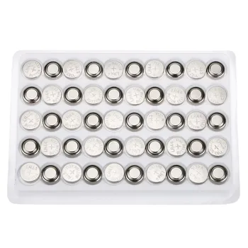 100 Pack of LR44 A76 L1154 AG13 357 SR44 G13 1.5V Alkaline Coin Cell Batteries Zn/MnO2 Watch Battery Button Coin Battery
100 Pack of LR44 A76 L1154 AG13 357 SR44 G13 1.5V Alkaline Coin Cell Batteries Zn/MnO2 Watch Battery Button Coin Battery