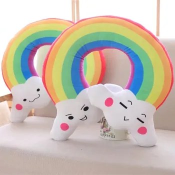 candice guo! Super cute plush toy funny expressions cloud rainbow U shape pillow soft stuffed sofa cushioin birthday gift 1pc
candice guo! Super cute plush toy funny expressions cloud rainbow U shape pillow soft stuffed sofa cushioin birthday gift 1pc