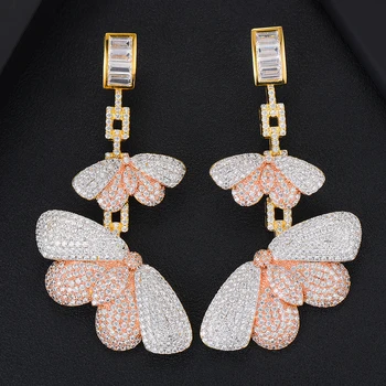 GODKI Luxury Butterfly Long Dangle Earrings For Women Wedding Cubic Zircon Crystal CZ Dubai Bridal Earring Fashion Jewelry 2019
GODKI Luxury Butterfly Long Dangle Earrings For Women Wedding Cubic Zircon Crystal CZ Dubai Bridal Earring Fashion Jewelry 2019