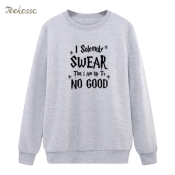 I Solemnly Swear That I Am Up To No Good Sweatshirt Funny Hoodie Winter Autumn Women Lasdies Pullover Fleece Loose Streetwear
I Solemnly Swear That I Am Up To No Good Sweatshirt Funny Hoodie Winter Autumn Women Lasdies Pullover Fleece Loose Streetwear