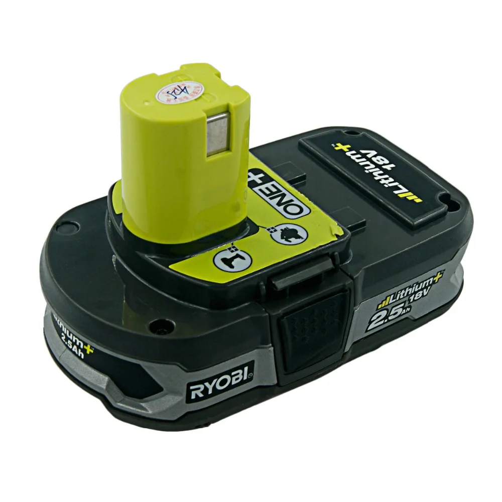 Используется Ryobi 18 вольт 2500 мАч rb18l25 One Plus литий ионный Перезаряжаемые Батарея для