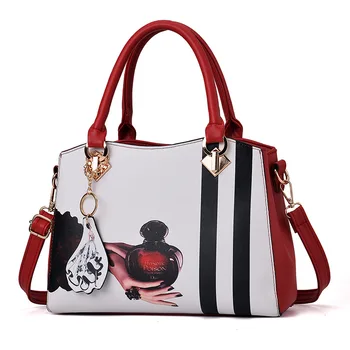 European Style Handbags Shoulder Bags for women 2018 High Quality Printing And Pendant Big Casual Totes Crossbody bag sac bolsa
European Style Handbags Shoulder Bags for women 2018 High Quality Printing And Pendant Big Casual Totes Crossbody bag sac bolsa