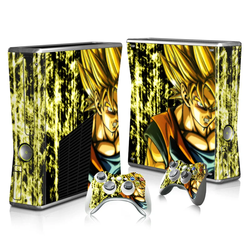 Cartoon print skin sticker console and 2pcs controller skin sticker for microsoft xbox 360 slim 
Cartoon print skin sticker console and 2pcs controller skin sticker for microsoft xbox 360 slim