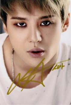 JYJ XIA Kim Junsu autographed hand signed photo 6 inches free shipping K-POP 01201801
JYJ XIA Kim Junsu autographed hand signed photo 6 inches free shipping K-POP 01201801