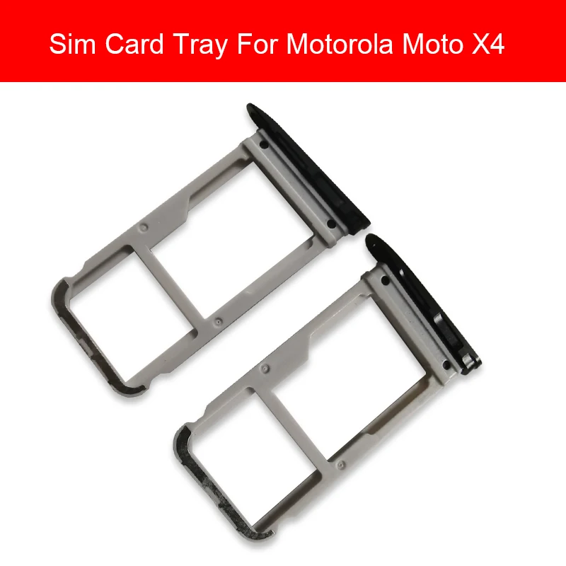 SIM & SD Card Tray For Moto Motorola X4 X (4th Gen) 5.2 In Memory Card Holder For Honor 6C PRO JMM-L22 Sim-Card Adapter Slot
SIM & SD Card Tray For Moto Motorola X4 X (4th Gen) 5.2 In Memory Card Holder For Honor 6C PRO JMM-L22 Sim-Card Adapter Slot