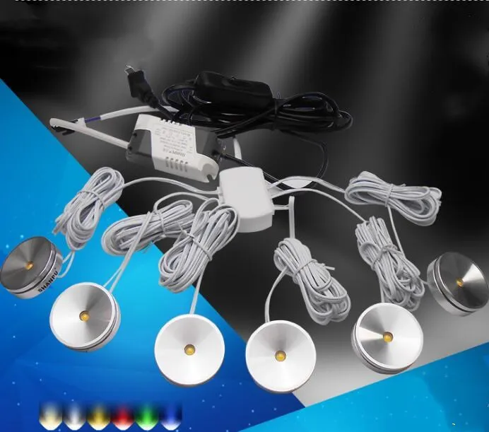 Mini 6*1W LED spot light cabinet puck spotlights downlight for kitchen display counter jewelry Cupboard Closet showcase bulb
Mini 6*1W LED spot light cabinet puck spotlights downlight for kitchen display counter jewelry Cupboard Closet showcase bulb