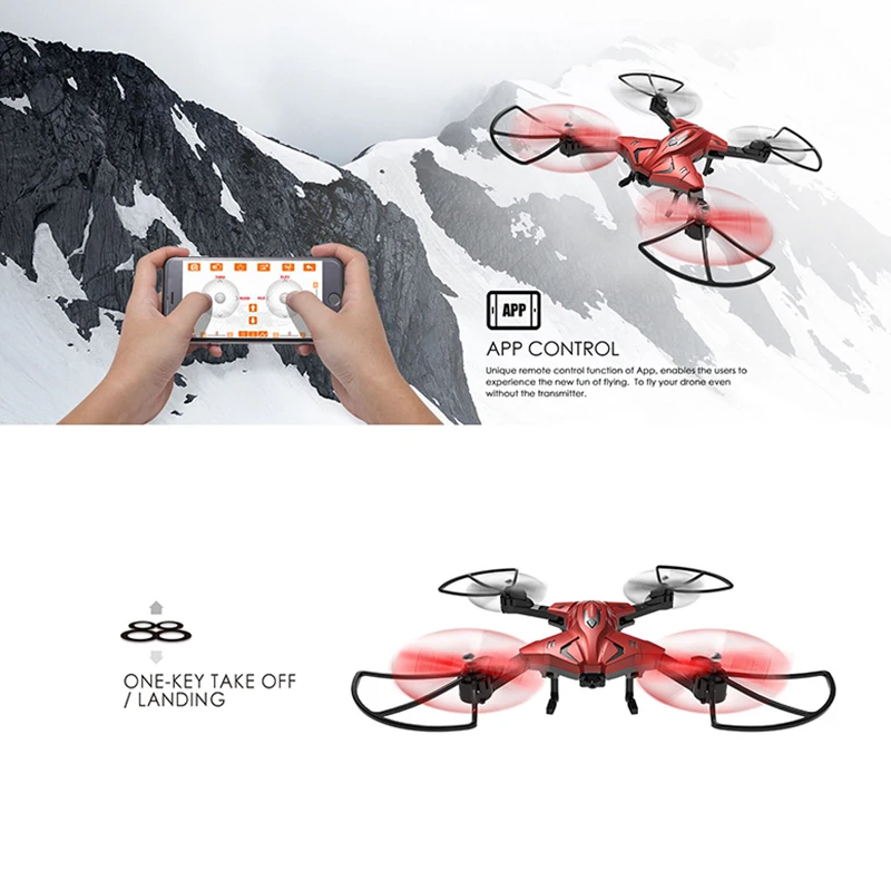 2.4Ghz TK110HW Foldable 6-Axis gyro WIFI 2MP 720P Camera FPV Selfie Drone Professional Foldable Quadcopter
2.4Ghz TK110HW Foldable 6-Axis gyro WIFI 2MP 720P Camera FPV Selfie Drone Professional Foldable Quadcopter