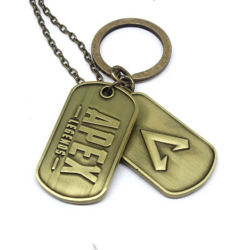Hot Game Apex Legends necklace logo dog tag pendant Gift Souvenirs for Boys Car Key Holder keyring fashion jewelry necklaces
Hot Game Apex Legends necklace logo dog tag pendant Gift Souvenirs for Boys Car Key Holder keyring fashion jewelry necklaces