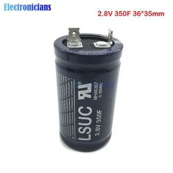 2.8V 350F 36*35mm Super Farad Capacitor Low ESR High Frequency 2.8V350F 36x35mm Ultracapacitor Automotive Module Power Supply
2.8V 350F 36*35mm Super Farad Capacitor Low ESR High Frequency 2.8V350F 36x35mm Ultracapacitor Automotive Module Power Supply