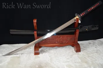 Hand forged Black 1095 high carbon Steel clay tempered Full Tang Blade Japanese Samurai katana Sword Sharp Black Saya Can Cut
Hand forged Black 1095 high carbon Steel clay tempered Full Tang Blade Japanese Samurai katana Sword Sharp Black Saya Can Cut