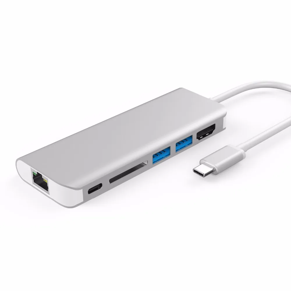Amkle HDMI Adapter RJ45 Gigabit Ethernet USB C HUB to HDMI type c Adapter with Card Read USB3.0 PD Charging for Macbook Tablet
Amkle HDMI Adapter RJ45 Gigabit Ethernet USB C HUB to HDMI type c Adapter with Card Read USB3.0 PD Charging for Macbook Tablet