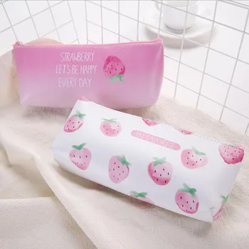 1X Fresh Kawaii Pink Strawberry Pencil Pen Bag PU Waterproof Holder School Supply Student Stationery Kids Gift
1X Fresh Kawaii Pink Strawberry Pencil Pen Bag PU Waterproof Holder School Supply Student Stationery Kids Gift
