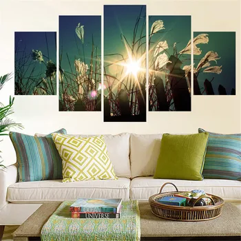 Bright Sunshine Canvas Painting Sunset Landscape Oil Picture Art Wall Poster Art Print Mordern Modular Home Decor 5Pcs Frameless
Bright Sunshine Canvas Painting Sunset Landscape Oil Picture Art Wall Poster Art Print Mordern Modular Home Decor 5Pcs Frameless