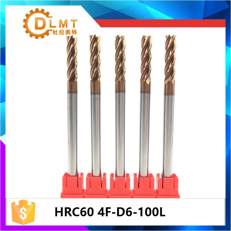 1pcs Carbide Flat EndMills 6mm8mm10mm12mm HRC60 50L 4Flute Coated Spiral Straight Shank End Mill CNC Milling Tool
1pcs Carbide Flat EndMills 6mm8mm10mm12mm HRC60 50L 4Flute Coated Spiral Straight Shank End Mill CNC Milling Tool