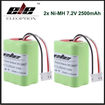 2x Eleoption 2500mAh Rechargeable Battery for iRobot Roomba Braava 380 380T Ni-MH 7.2V
2x Eleoption 2500mAh Rechargeable Battery for iRobot Roomba Braava 380 380T Ni-MH 7.2V