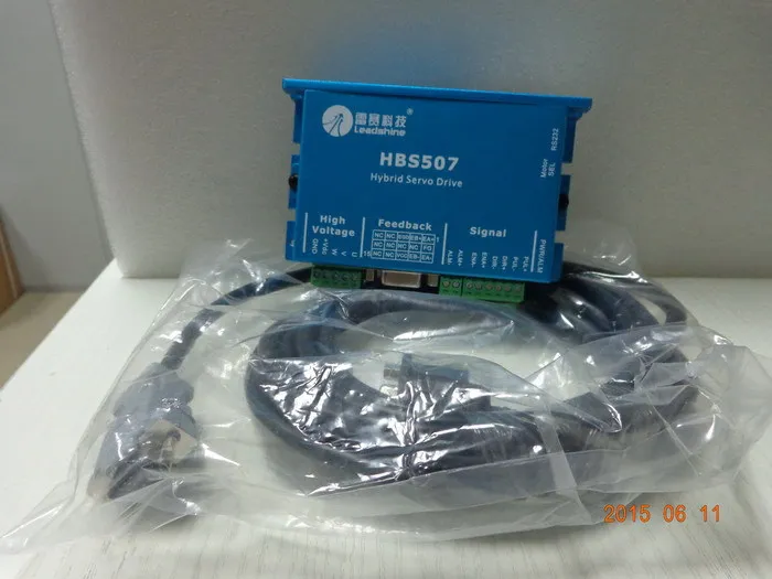 1Set 300W Closed Loop 3-phase Hybrid Servo Drive Kit HBS507 Drive + 573HBM20-1000 Motor
1Set 300W Closed Loop 3-phase Hybrid Servo Drive Kit HBS507 Drive + 573HBM20-1000 Motor