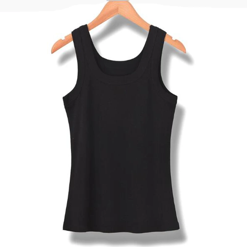 2018 Summer Tank Top Women Sleeveless Elastic Cotton Vest Basic Solid Slim T shirt Can Custom Logo Print Female Beach Tank Top
2018 Summer Tank Top Women Sleeveless Elastic Cotton Vest Basic Solid Slim T shirt Can Custom Logo Print Female Beach Tank Top