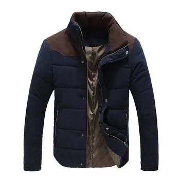 Winter Men Casual Solid Cotton Thick Warm Parka Jacket Coat Stand Collar Outerwear
Winter Men Casual Solid Cotton Thick Warm Parka Jacket Coat Stand Collar Outerwear