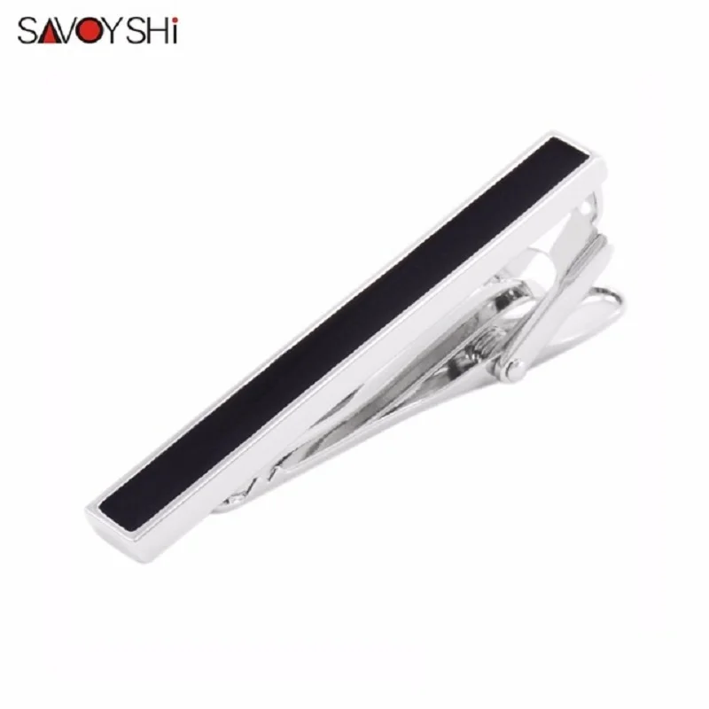 SAVOYSHI Classic Black Enamel Tie Clips for Men High Quality 51mm Necktie Tie Bar clasp Tie Clip Brand Mens Jewelry Wedding Gift
SAVOYSHI Classic Black Enamel Tie Clips for Men High Quality 51mm Necktie Tie Bar clasp Tie Clip Brand Mens Jewelry Wedding Gift