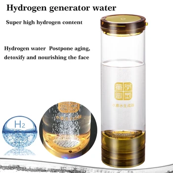 Rechargeable Hydrogen-Rich Generator Water Bottle/Cup 600ML Seperate H2 O2 Postpone Aging Detoxify And Nourishing The Face
Rechargeable Hydrogen-Rich Generator Water Bottle/Cup 600ML Seperate H2 O2 Postpone Aging Detoxify And Nourishing The Face