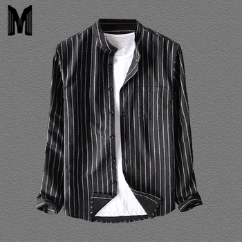 New Shirts Men 2019 55%Linen 45%Cotton Striped Long Sleeve Shirt Breathable Cool Causal Clothes Y1656
New Shirts Men 2019 55%Linen 45%Cotton Striped Long Sleeve Shirt Breathable Cool Causal Clothes Y1656