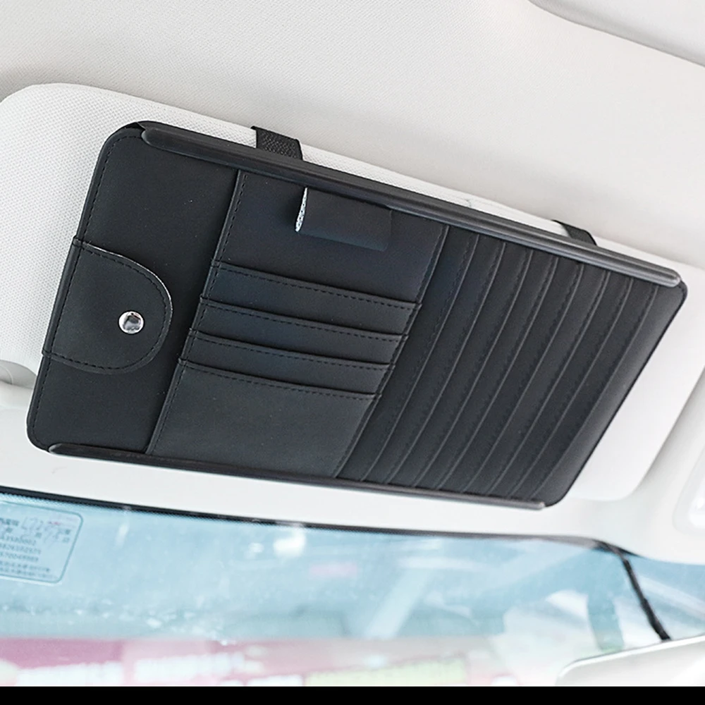 Auto Sunshade Storage Bag Car Sun Visor CD Holder Car Sunshade Cover Card Bag Mobile Phone Bag Multi Function Wallet Accessories
Auto Sunshade Storage Bag Car Sun Visor CD Holder Car Sunshade Cover Card Bag Mobile Phone Bag Multi Function Wallet Accessories