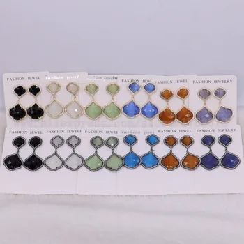 Fashion Mix color Faceted Clouds shape stone & metal dangle earrings High quality drop earrings earrings Gems jewelry 2469
Fashion Mix color Faceted Clouds shape stone & metal dangle earrings High quality drop earrings earrings Gems jewelry 2469