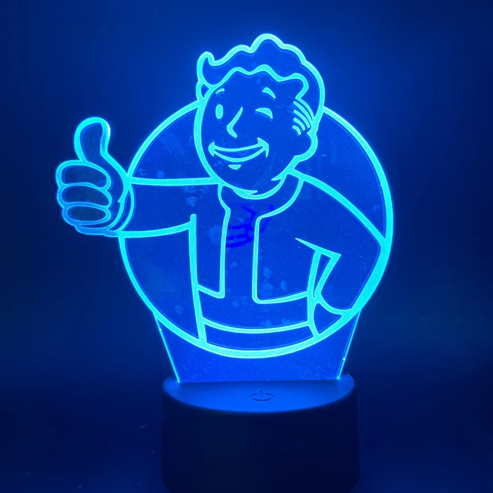 3d Led Night Light Game Fallout Shelter Color Changing Nightlight Gift for Kids Child Bedroom Decoration Table Lamp 3d Bedside
3d Led Night Light Game Fallout Shelter Color Changing Nightlight Gift for Kids Child Bedroom Decoration Table Lamp 3d Bedside