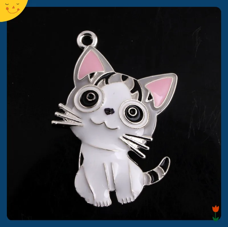 OYKZA Fashion Jewelry 42*30mm 5pcs Zice Alloy Cat Enamel Pendants for Acrylic Beads Necklace Making
OYKZA Fashion Jewelry 42*30mm 5pcs Zice Alloy Cat Enamel Pendants for Acrylic Beads Necklace Making