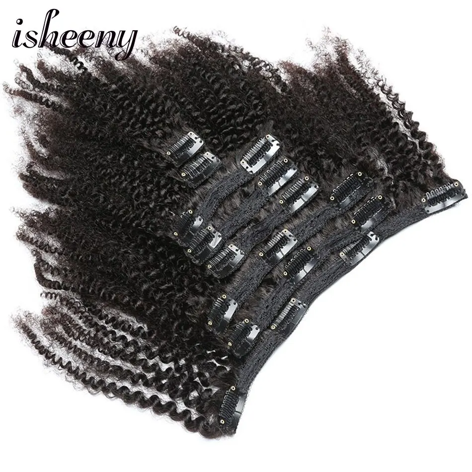 Isheeny 8pcs/set Afro Kinky Curly Wave Remy Human Hair Clip In Hair Extensions 8"-20" Natural Color 120g Ship From Unite States
Isheeny 8pcs/set Afro Kinky Curly Wave Remy Human Hair Clip In Hair Extensions 8"-20" Natural Color 120g Ship From Unite States