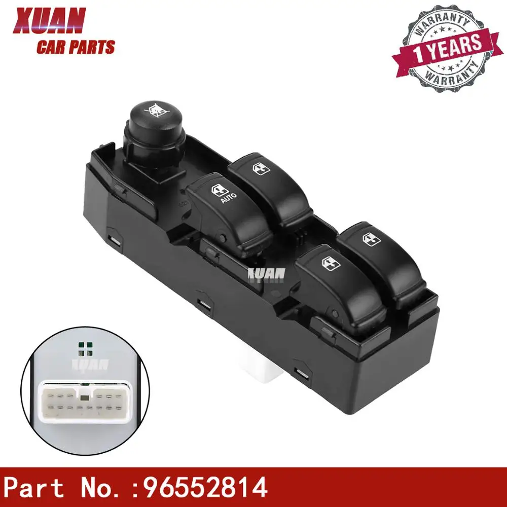 XUAN HIGH QUALITY Power Window Master Control Switch Front Left 96552814 For Buick Chevrolet Optra Daewoo Lacetti
XUAN HIGH QUALITY Power Window Master Control Switch Front Left 96552814 For Buick Chevrolet Optra Daewoo Lacetti