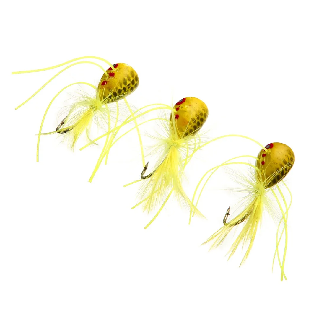 3Pcs/Lot Popper Fly Chartreuse Color Floating Poppers Fly Fishing Lure Popper Fly Hooks For Bass Trout Fishing Accessories
3Pcs/Lot Popper Fly Chartreuse Color Floating Poppers Fly Fishing Lure Popper Fly Hooks For Bass Trout Fishing Accessories