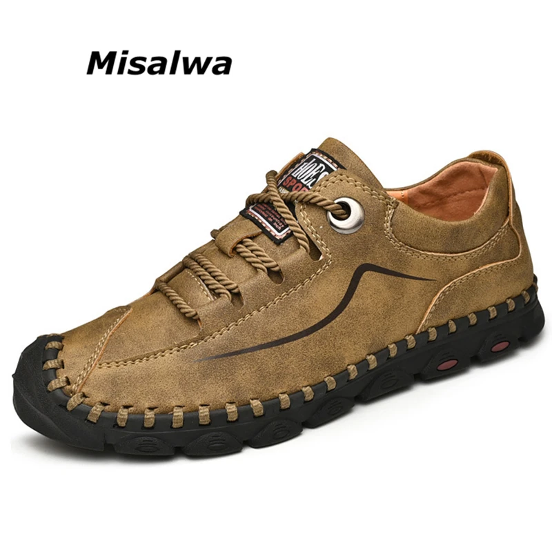 Misalwa Men Loafer Shoes Lace-up Spring / Autumn Mens Loafers Style Shoes Handmade Stitching Man Sneakers Flats Drop Shipping
Misalwa Men Loafer Shoes Lace-up Spring / Autumn Mens Loafers Style Shoes Handmade Stitching Man Sneakers Flats Drop Shipping