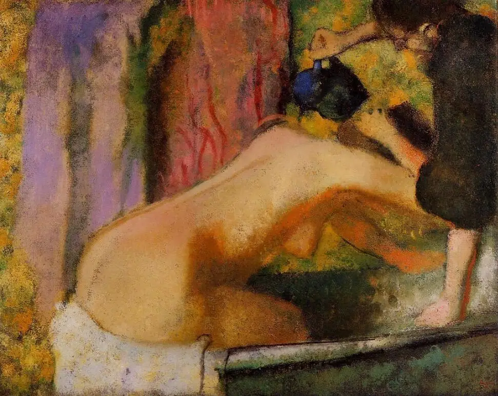 High quality Oil painting Canvas Reproductions Woman at Her Bath (1893-1898) By Edgar Degas hand painted
High quality Oil painting Canvas Reproductions Woman at Her Bath (1893-1898) By Edgar Degas hand painted
