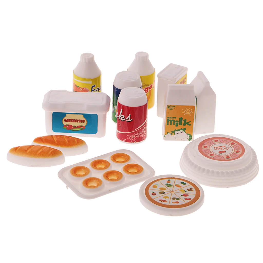 12 Pcs Dollhouse Kitchen Miniature Tableware Set Juice Milk Drinks Food Set Accessories for Dolls Kids Pretend Play Toys
12 Pcs Dollhouse Kitchen Miniature Tableware Set Juice Milk Drinks Food Set Accessories for Dolls Kids Pretend Play Toys