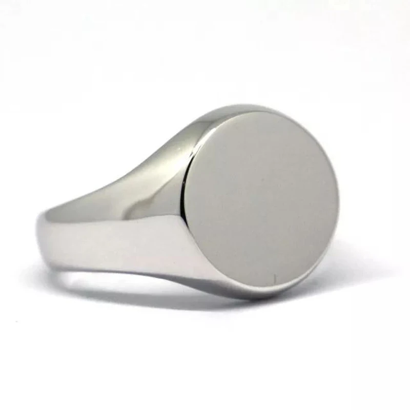 Tailor Made Plain Solid 925 Sterling Silver Round Signet Ring US 4-16 (#R294)
Tailor Made Plain Solid 925 Sterling Silver Round Signet Ring US 4-16 (#R294)