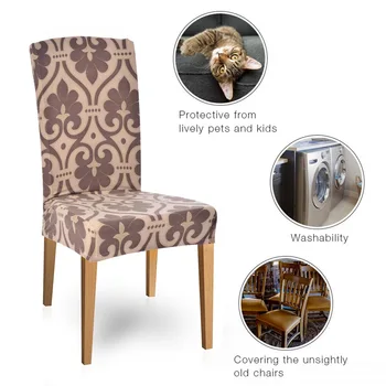6pcs Soft Cotton Stretch Printing Chair Cover Dining Room Banquet Chair Seat Protector Slipcover for Party Hotel Wedding Kitchen
6pcs Soft Cotton Stretch Printing Chair Cover Dining Room Banquet Chair Seat Protector Slipcover for Party Hotel Wedding Kitchen