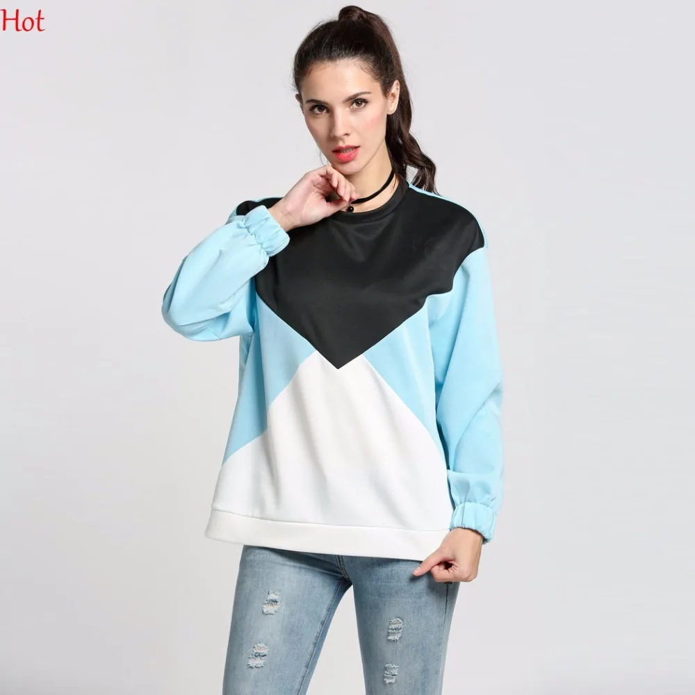 2019 Sweatshirts New Arrival Srping Autumn Women Pullover O Neck Long Sleeve Patchwork Hoodies Contract Sweatshirt Tops SV028080
2019 Sweatshirts New Arrival Srping Autumn Women Pullover O Neck Long Sleeve Patchwork Hoodies Contract Sweatshirt Tops SV028080