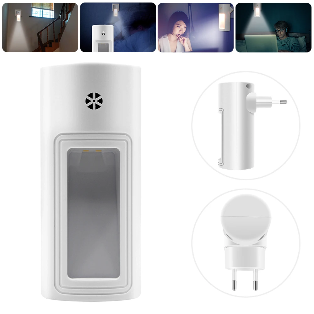 BORUiT Light Sensor LED Night Light Lamp EU US Plug Smart Auto Control Lighting Children Baby Room Bedside Lamp LED Stair Lights
BORUiT Light Sensor LED Night Light Lamp EU US Plug Smart Auto Control Lighting Children Baby Room Bedside Lamp LED Stair Lights